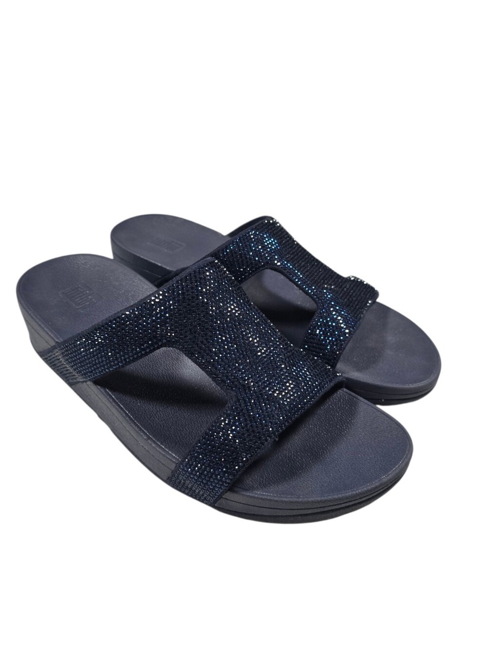 FitFlop Marli Rhinestone Slide Sandal sz 10